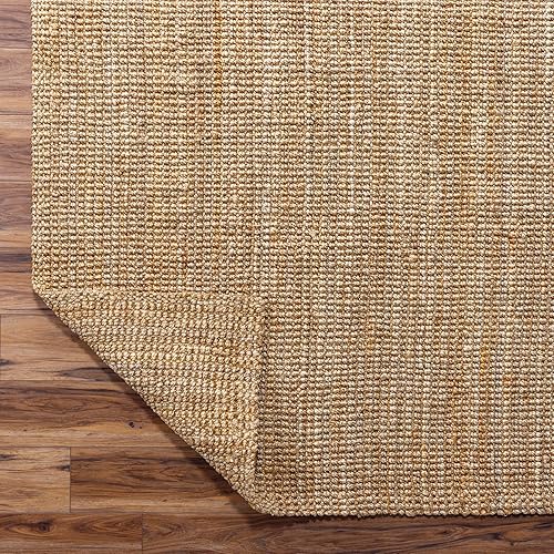 Miniatura 7 de Becki Owens x Surya - Alfombra Calla de yute, 2 pies 6 pulgadas x 10 pies, color marrón