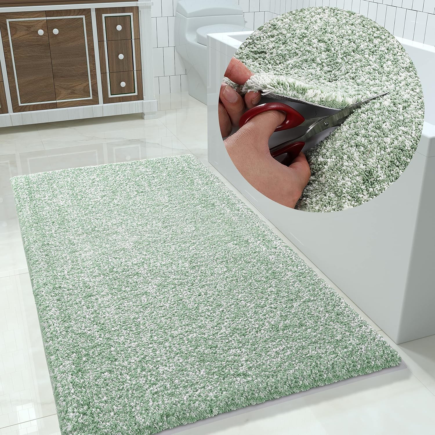 Yimobra Bathroom Rugs Mat, Extra Soft Comfortable Bath Rugs
