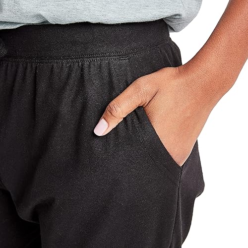 Miniatura 4 de Hanes Pantalones deportivos originales de algodón para mujer, 100% algodón, pantalones deportivos para mujer, entrepierna de 29 pulgadas