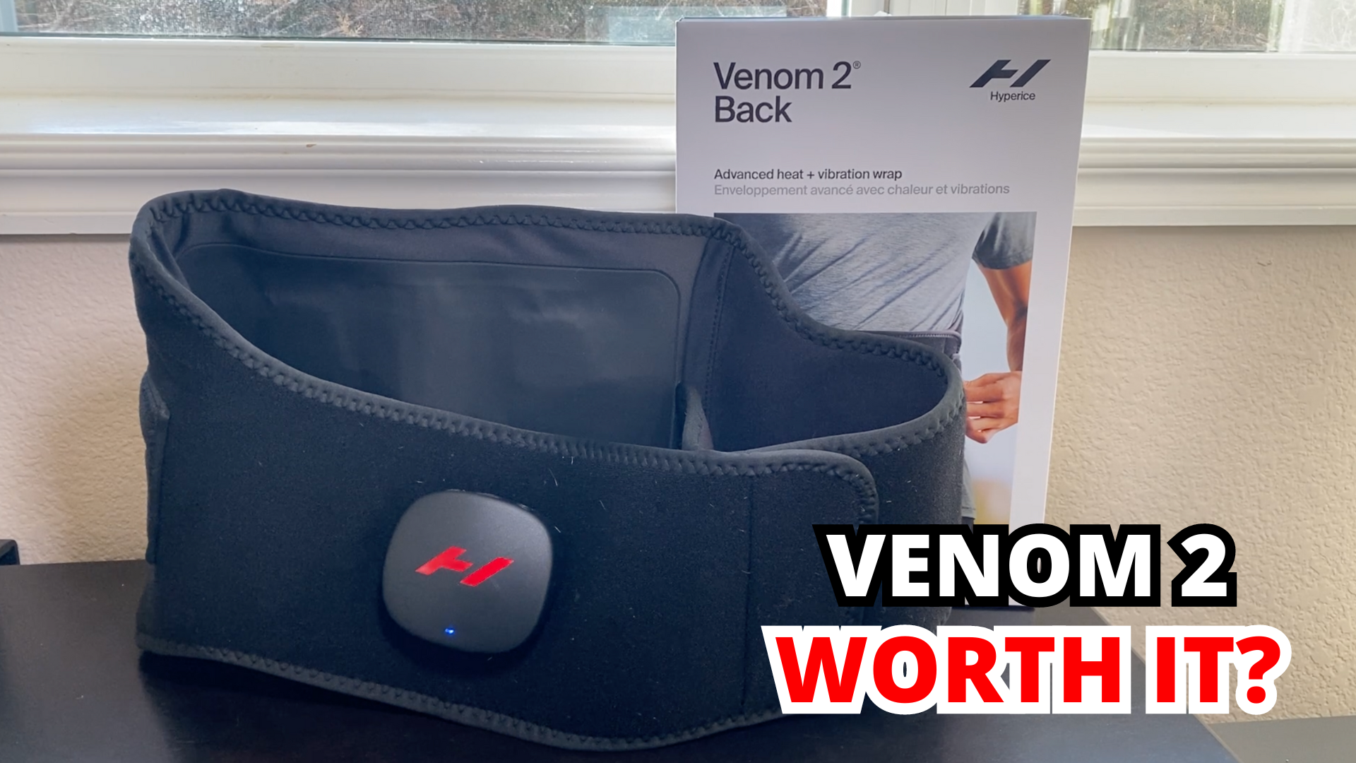 Hyperice Venom 2 Back Wrap vs. a Massage Gun