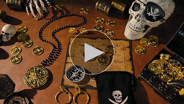 Amazon.com: 116 Pieces Pirate Treasure Toys, Pirate Treasure