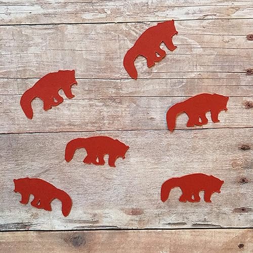 Red Panda Confetti, Panda Decorations, Animal Party Supplies, Animal Theme, Zoo Theme, Rustic Theme, Table Scatter, Panda Cut Out