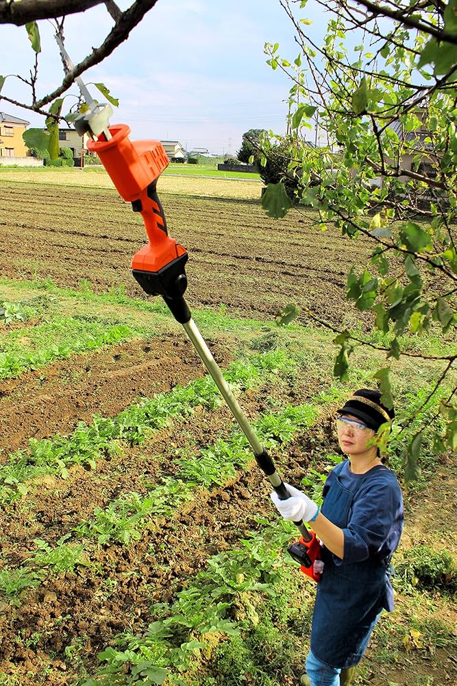 高枝コードレス電動ノコギリ（いち） 楽天市場】【正規販売店】 YARD FORCE 18V 高枝ポール付