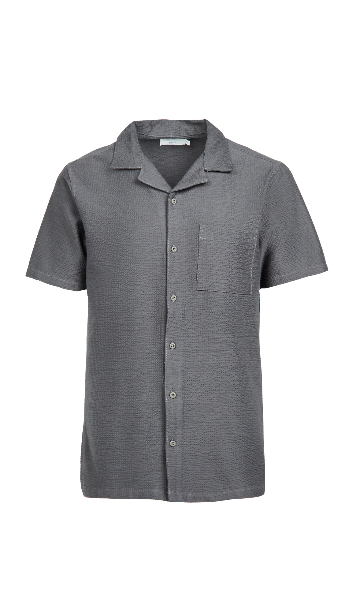 OniaMen's Seersucker Camp Shirt