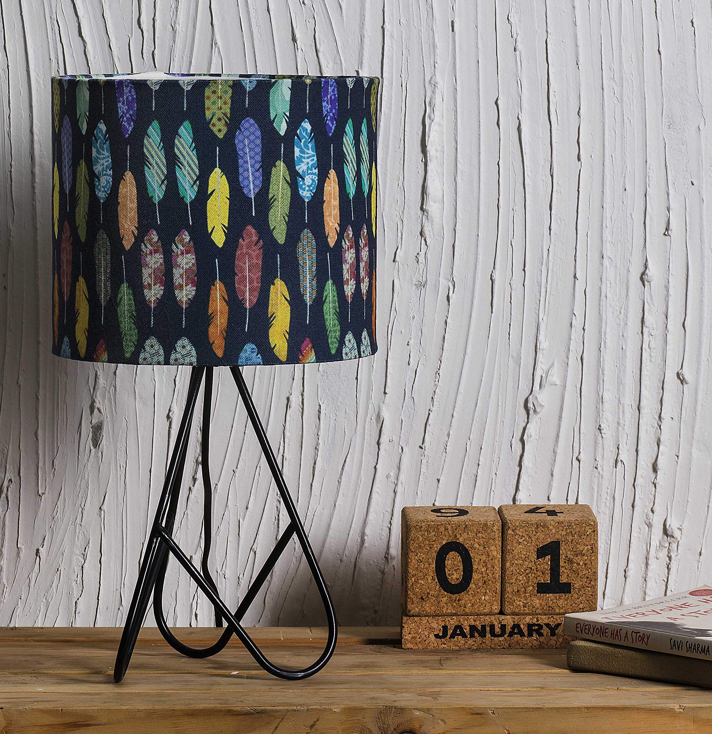 Kavi Feather Iron Shade Lamp (Triangle), night lamp, floor lamp, light lamp, lamp stand, light fixture, lamppost, lamp unit, light bulb, shade, lamp, shade lamp, lamp shade, lighting-image-16