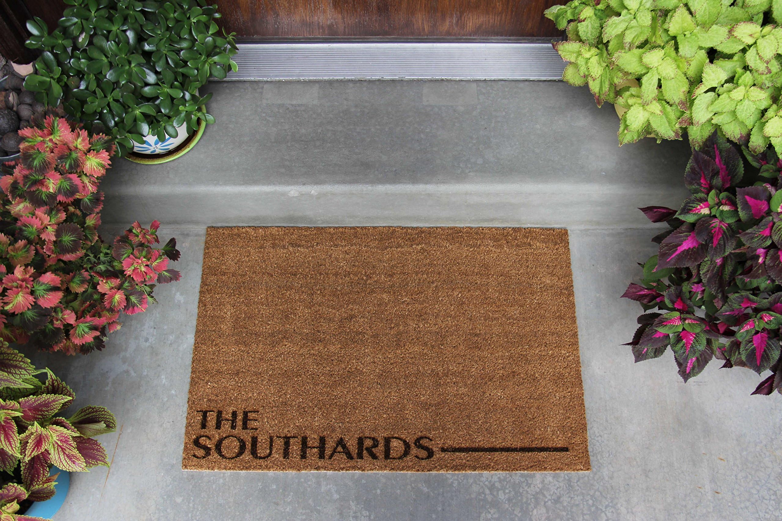 Personalized Door Mat - "Southard" Style