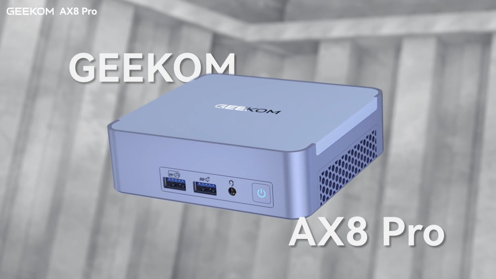Mini PC GEEKOM AX8 Pro - Ryzen R7-8745HS, 32Go DDR5, 512Go SSD