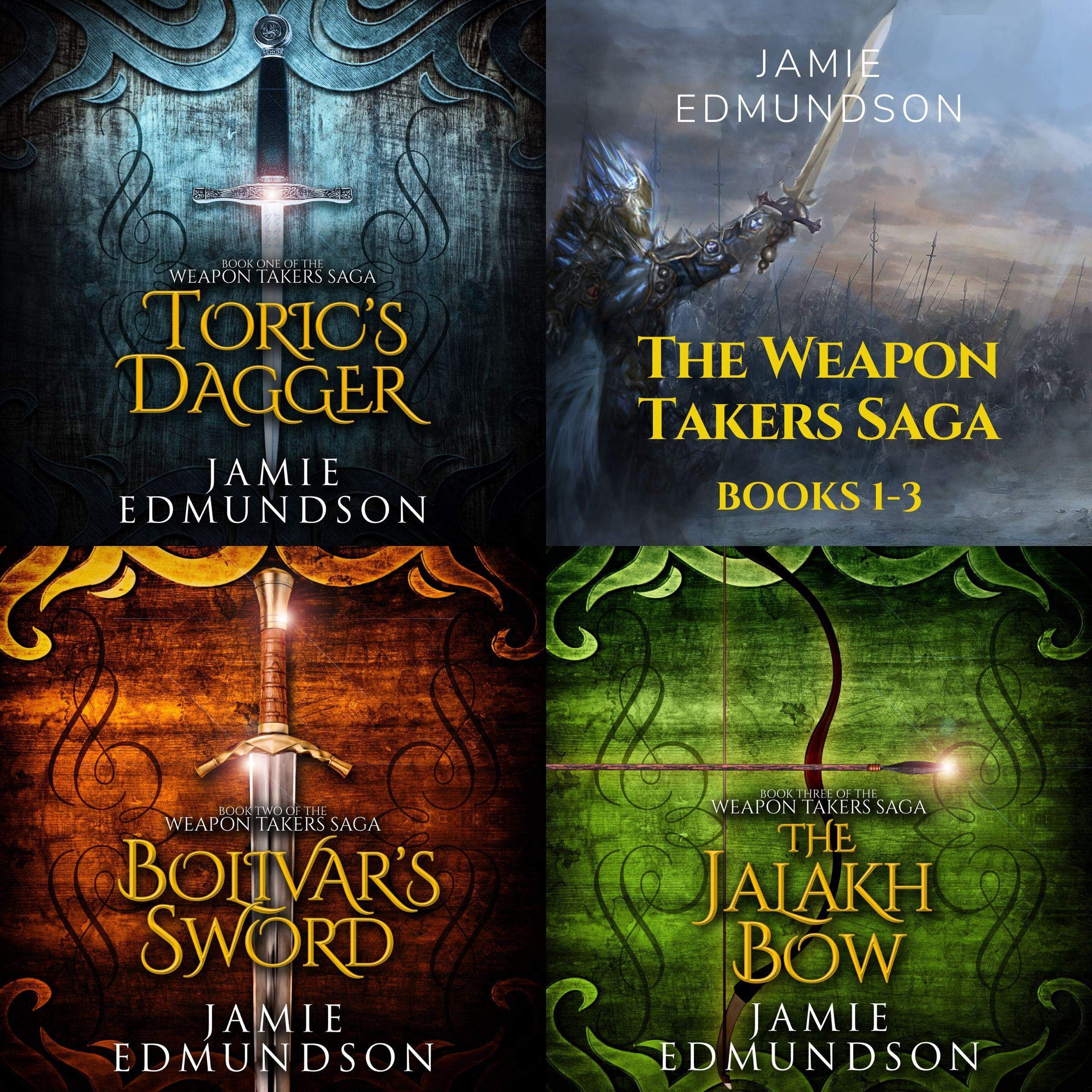 Cover art for The Weapon Takers Saga Books 1-3