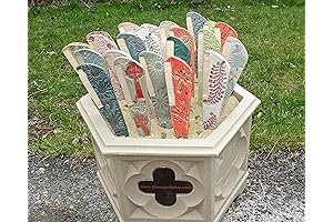 6 LARGE BLANK Ceramic Garden Large Handmade Plant Marker