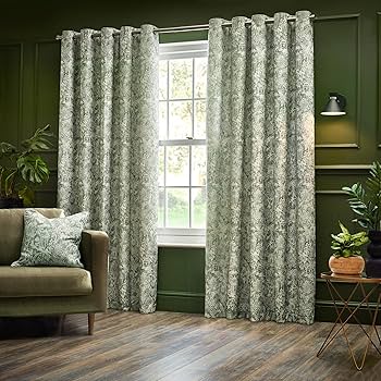 Bagaille VELOURS CURTAIN ★ GREEN Bagaille VELOURS CURTAIN ☆ GREEN Valgreta Dark green Velvet