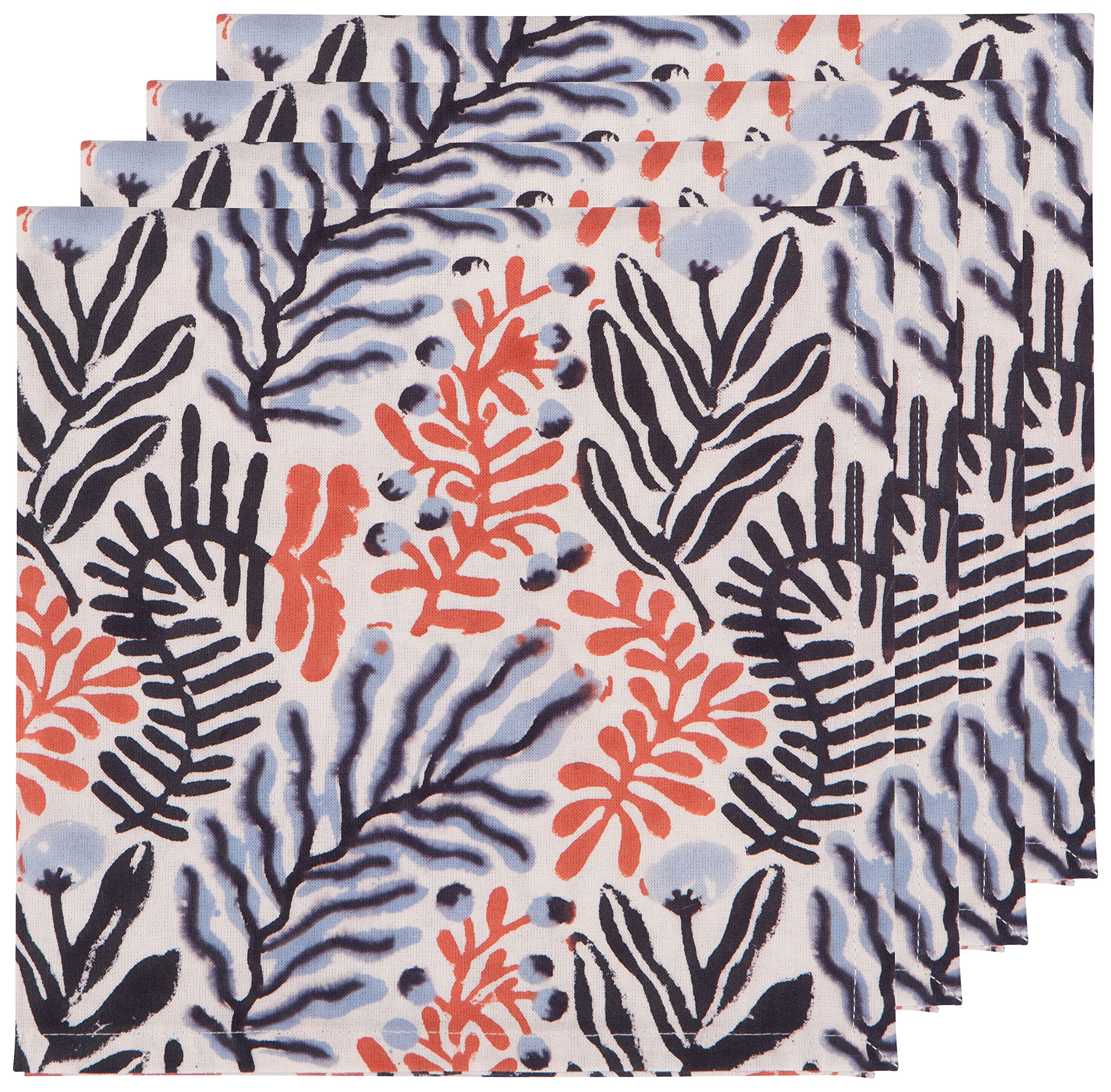 Danica StudioCotton Dinner Napkins Block Printed, Entwine