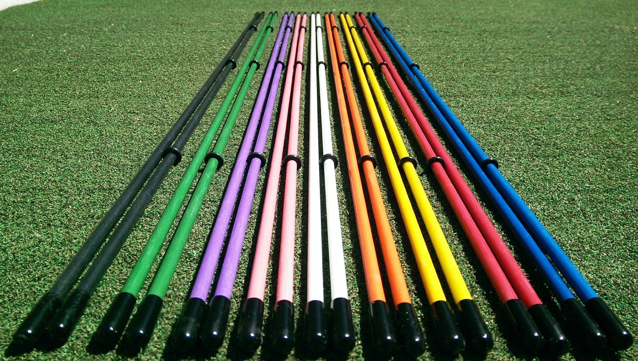 "The Top Rated" Golf Alignment Sticks / Amazing Team Color Options / Made in the USA! / Fast Free Shipping