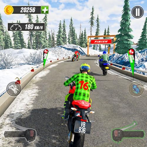 Highway Traffic Bike Racing Motor Tour Games