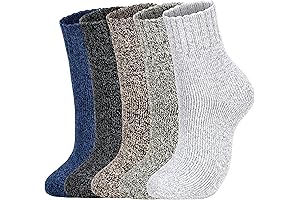 Stay Warm and Cozy with Our 5 Pairs of Snow-Ready Wool Socks