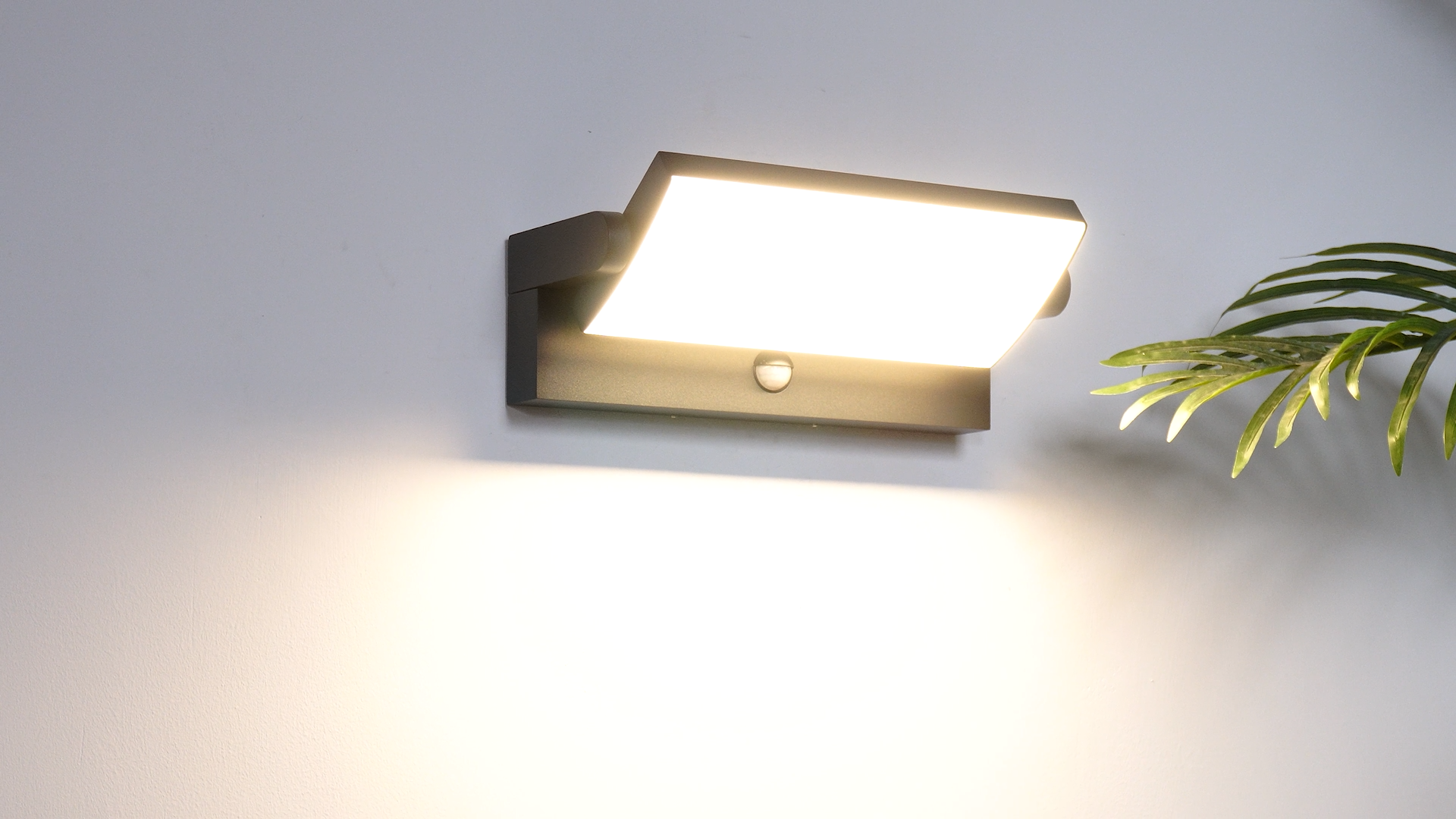 Klighten 24W LED-wandlamp, waterdicht IP65, modern, brandbaar, voor binnen en buiten, terras, entree, woonkamer, warm wit 2700 K-3000 K