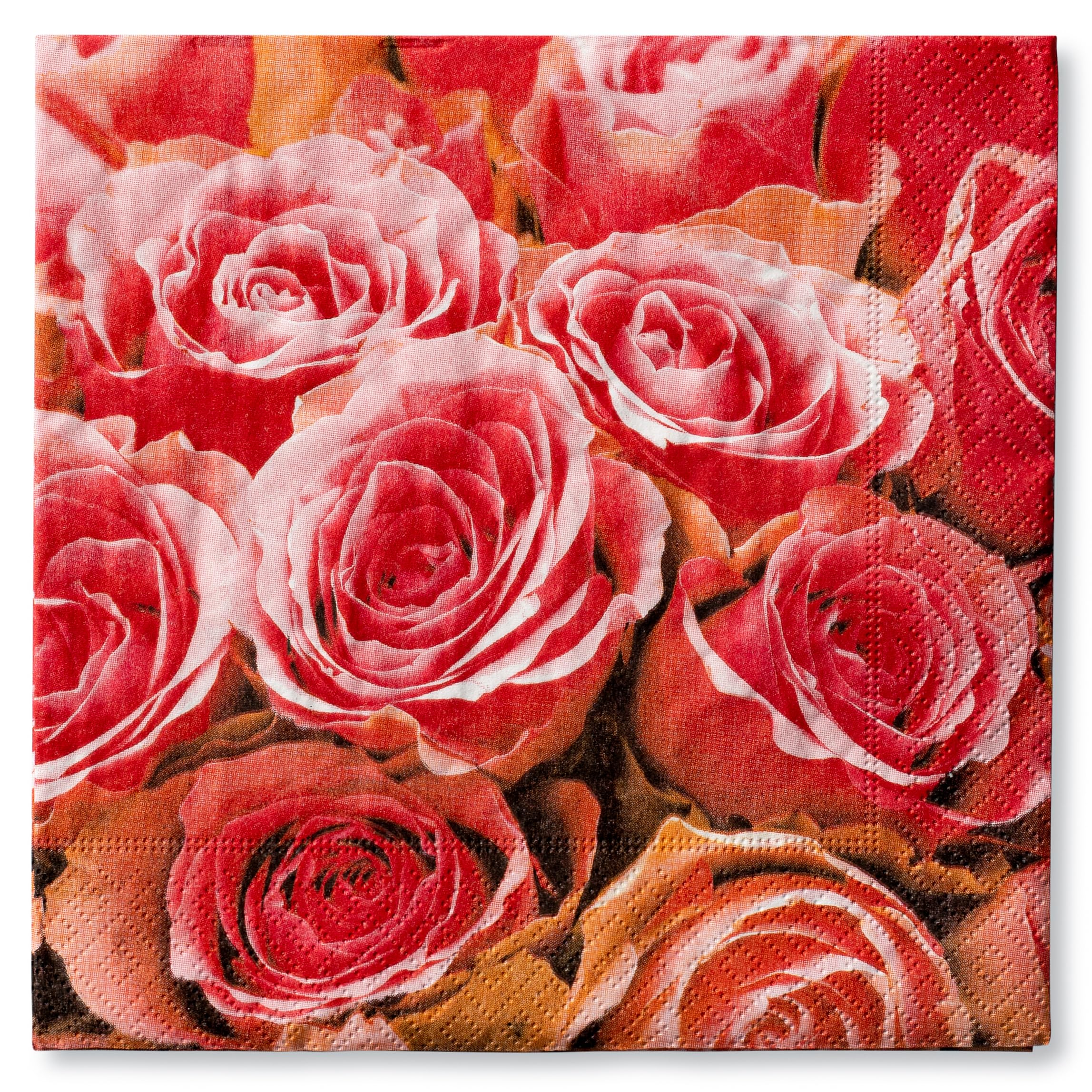 Amazon.co.jp: Pink Roses ランチナプキン カクテル/前菜/バー