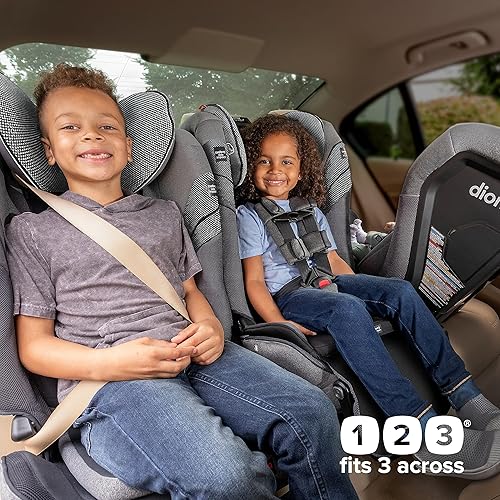Miniatura 7 de Diono Radian 3QXT+ FirstClass SafePlus - Asiento convertible 4 en 1 para automóvil, orientado hacia atrás y hacia adelante, ingeniería Safe Plus,