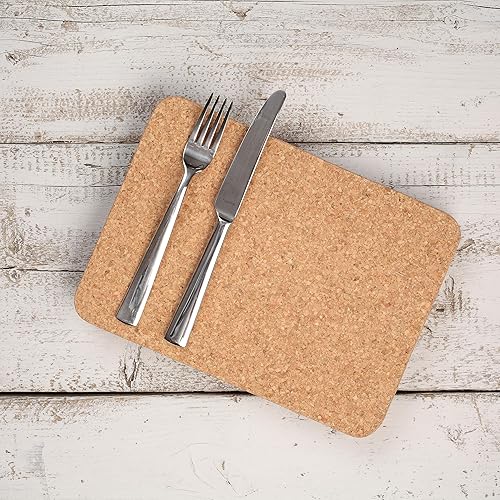 Miniatura 4 de T  G mesa rectangular esteras en corcho 28x 20x 06cm 6unidades