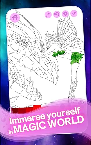 Fantasy Love Coloring Games