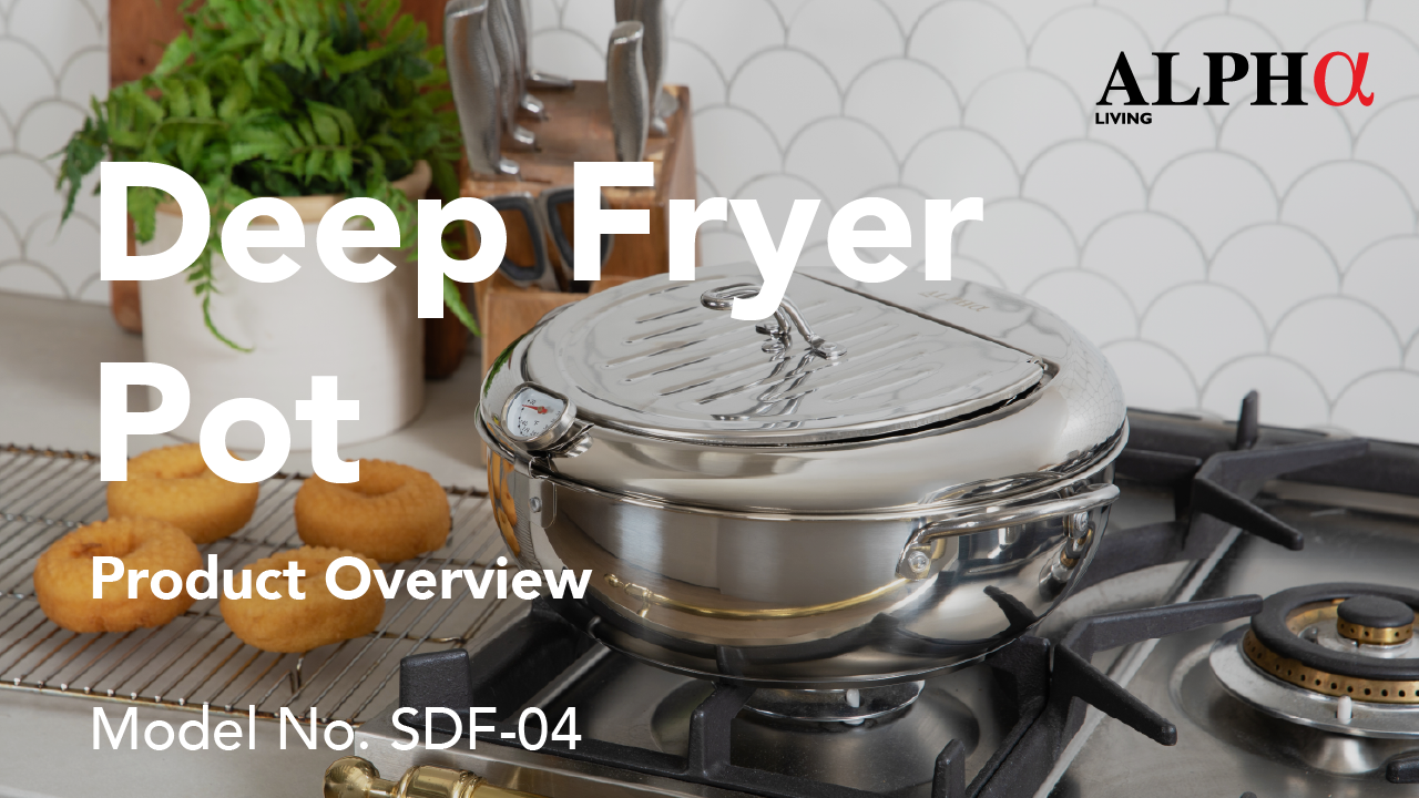Amazon.com: Alpha Living SDF-04 Deep Fryer Pot – 11-Inch Stainless