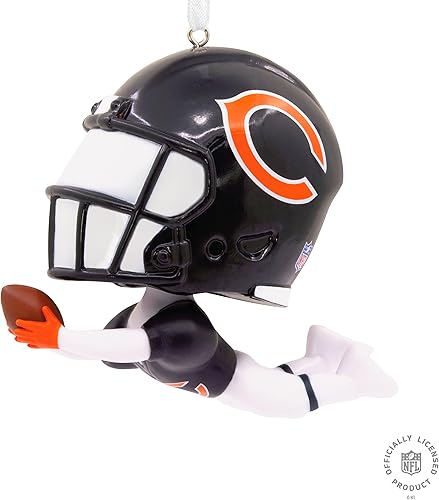 Miniatura 6 de Hallmark NFL Chicago Bears Bouncing Buddy Adorno de Navidad