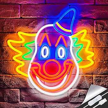 Amazon.co.jp: Artlast ピエロネオンサイン LED ジョーカー