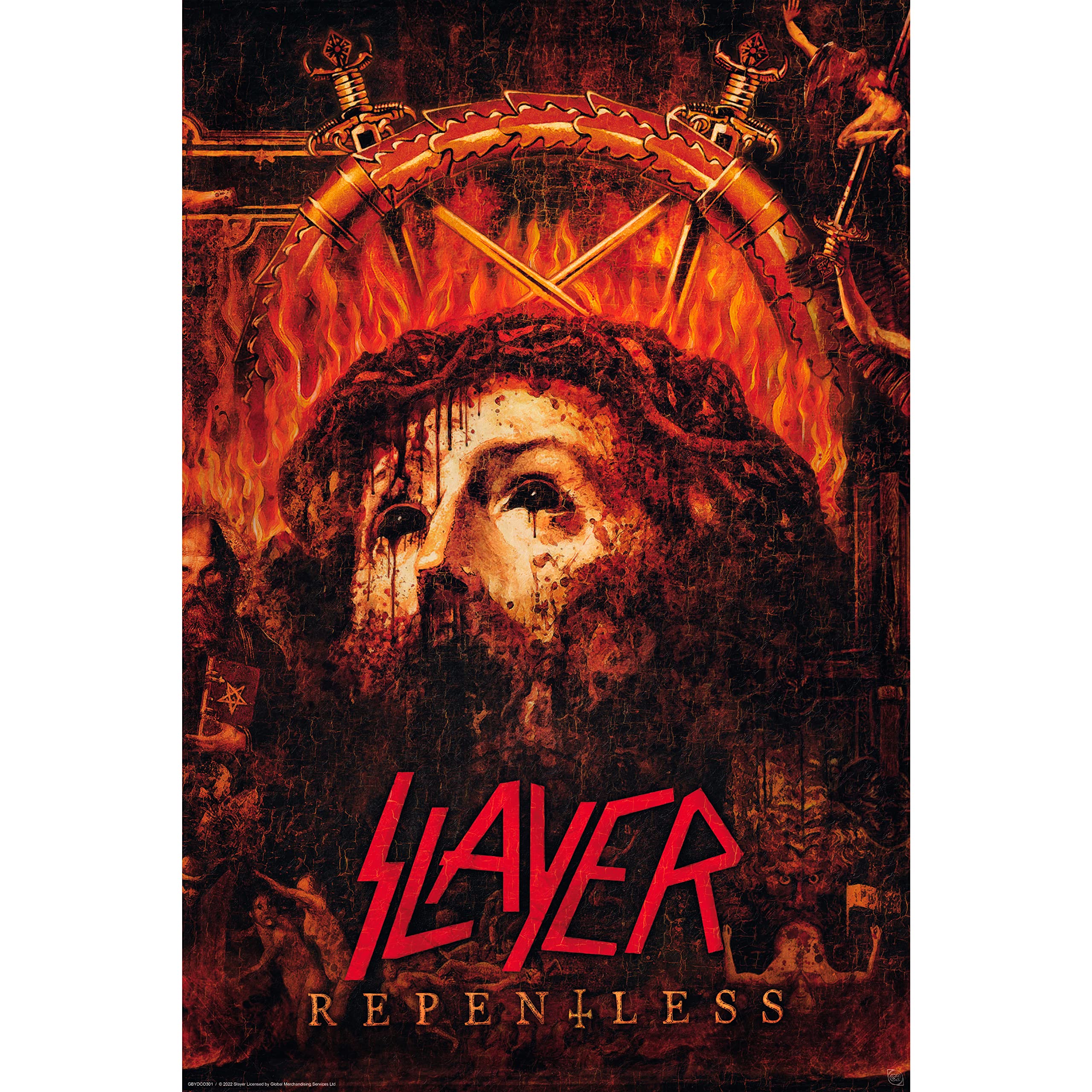 GB eye Slayer Repentless Killogy 61 x 91.5cm / 24.2 x 35.8 inches Maxi Poster - Shipped Rolled - Art Poster - Wall Posters - Posters & Prints