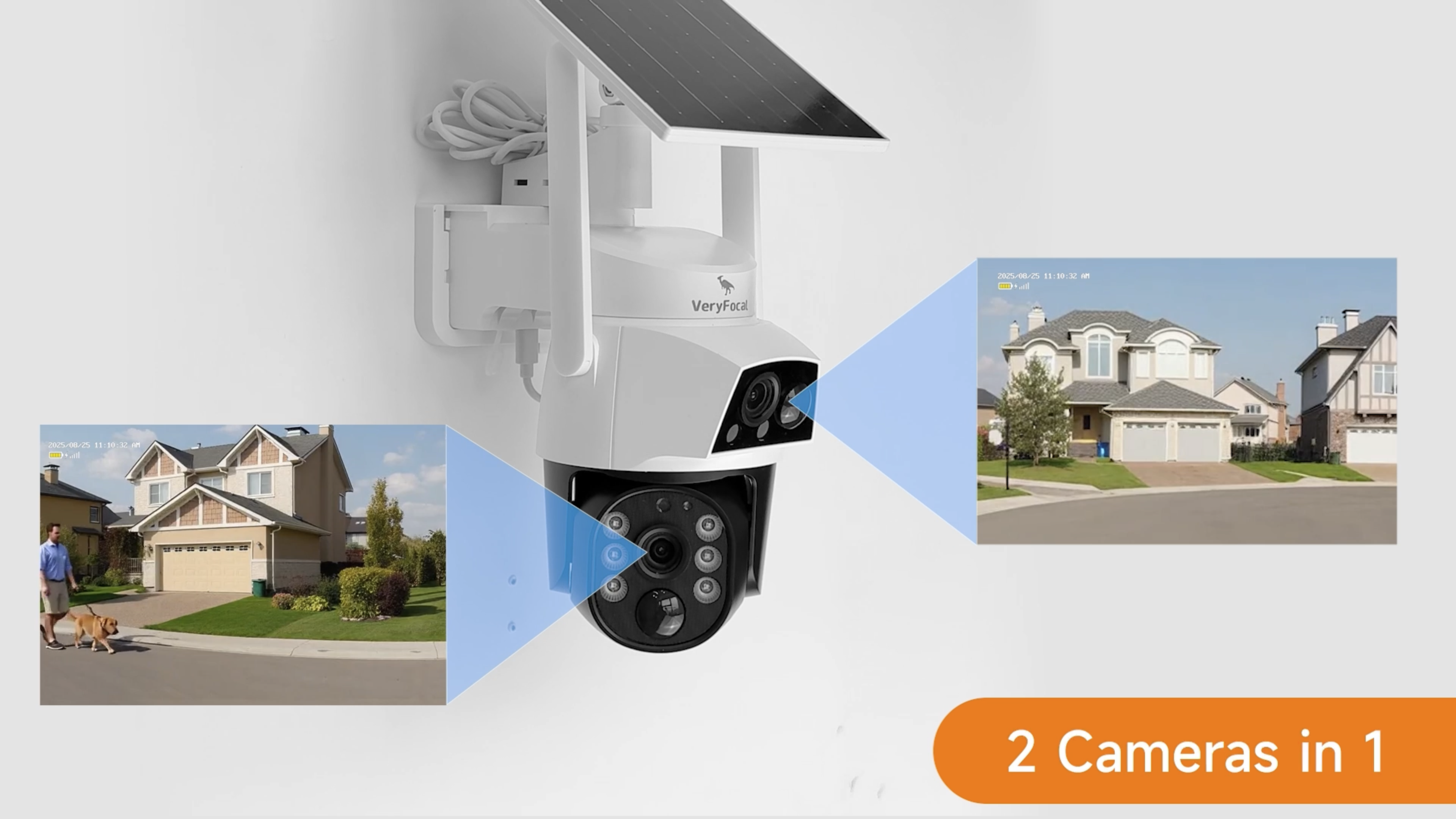Amazon.com : VeryFocal Dual Lens Wireless Home Security System