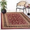 SAFAVIEH Lyndhurst Collection Area Rug - 2'3 x 4', Red & Black, Traditional Oriental Design, Non-Shedding & Easy to Clean, Ideal for Hallway, Foyer, Entryway, Kitchen (LNH331B)