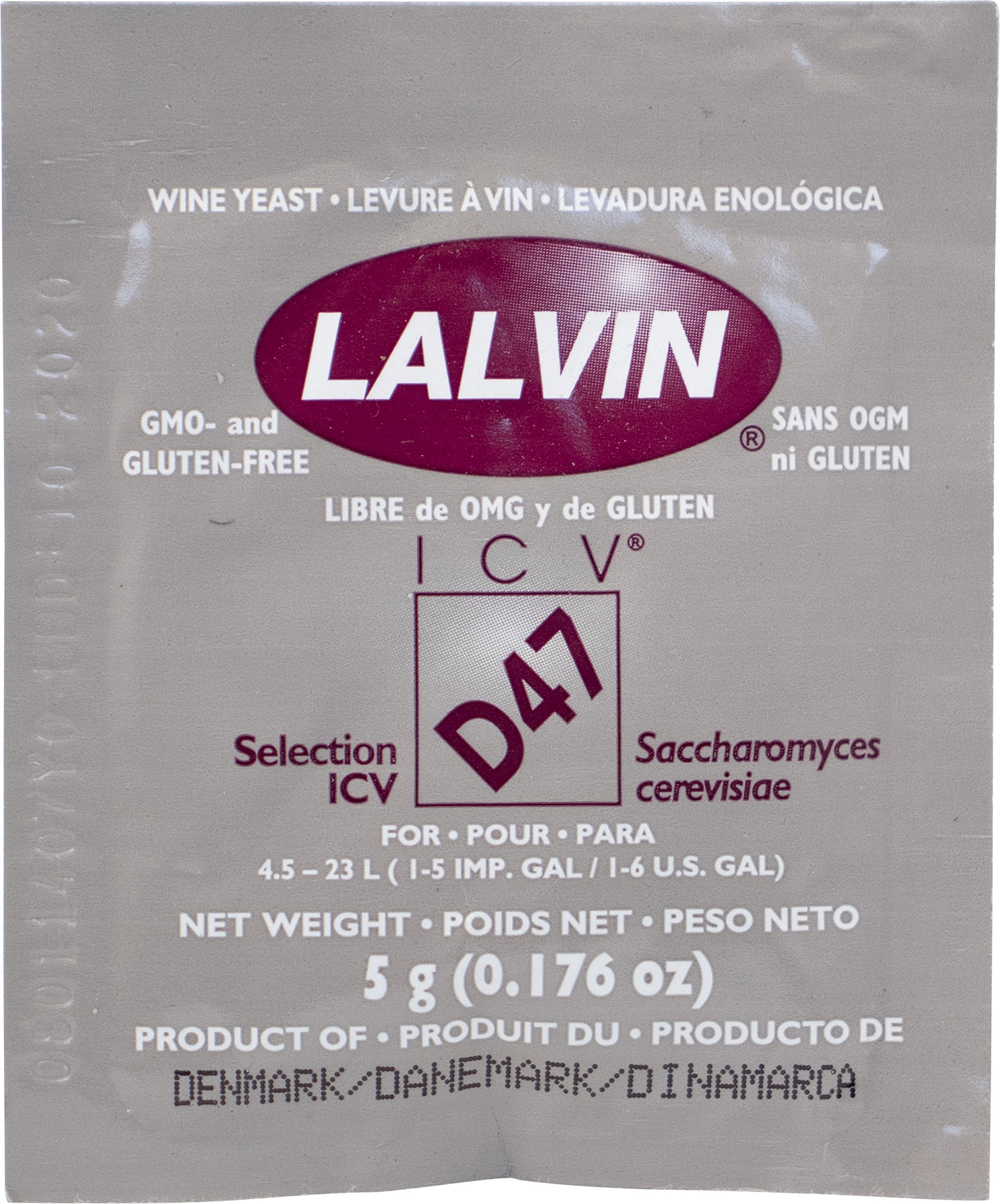 Lalvin D 47 ICV Wine Yeast - 5 g Sachet