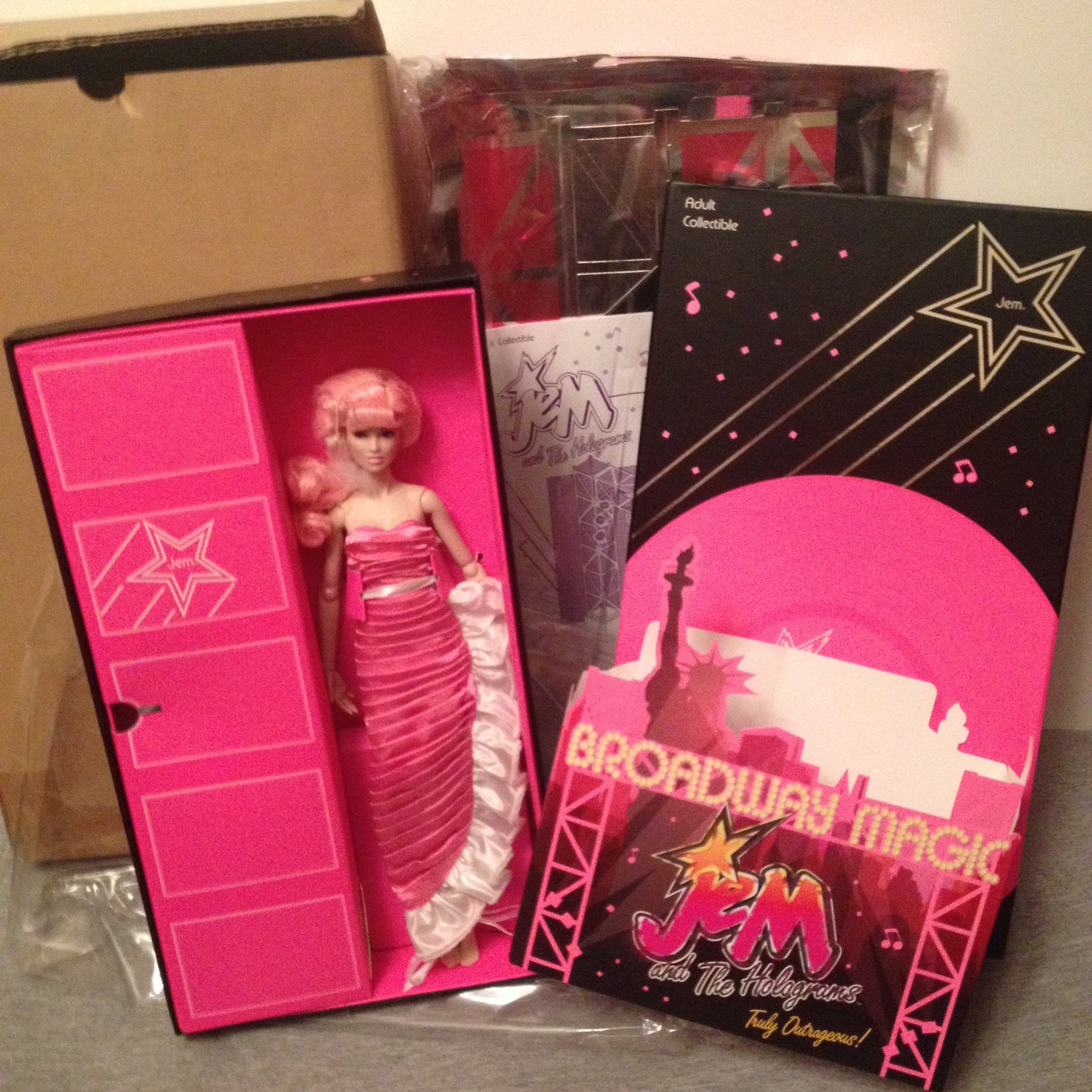 Buy Jem and the Holograms Collection Broadway Magic Jem Doll with Stage