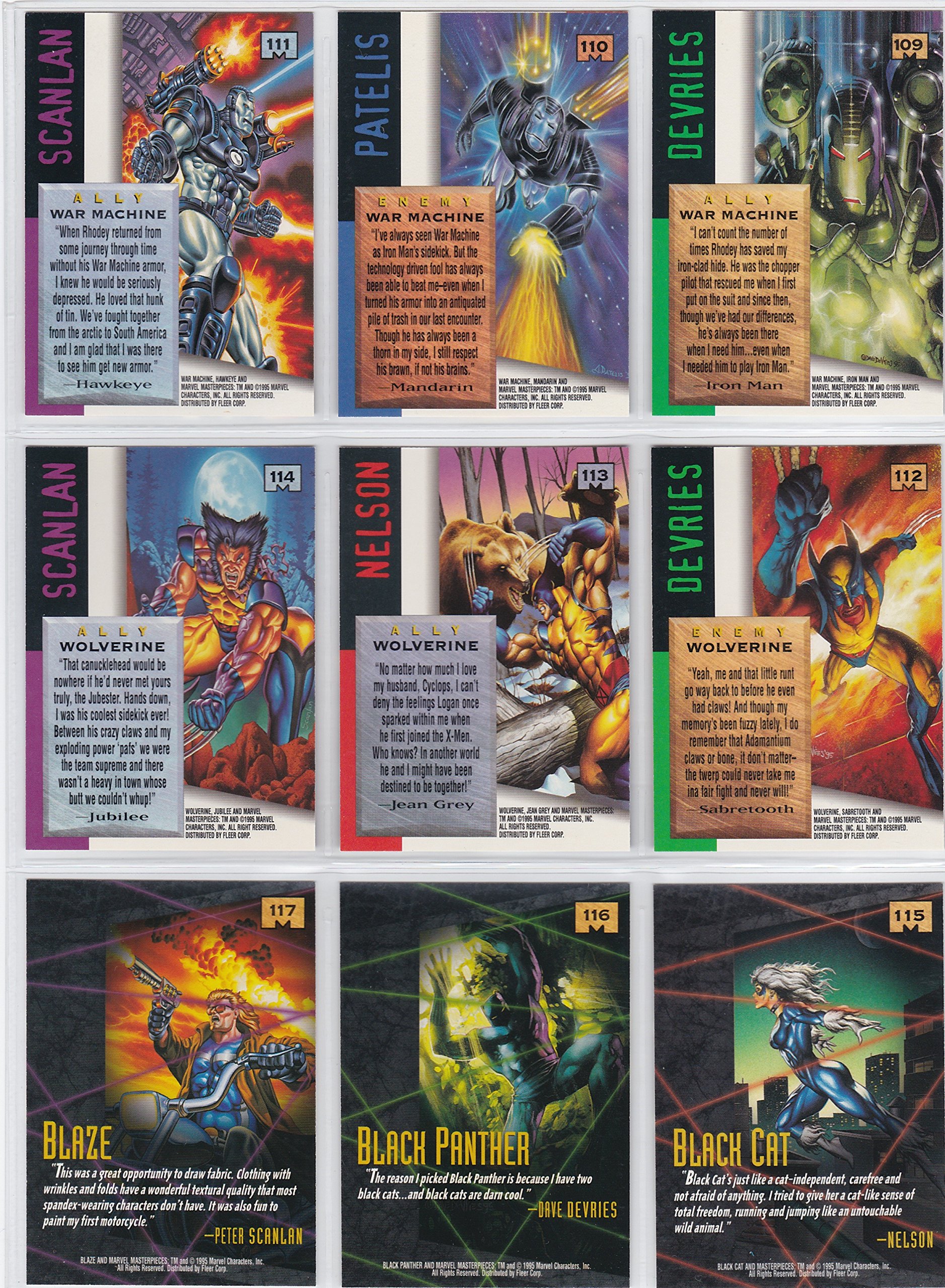 Amazon.com: 1995 Marvel Masterpieces Series IV Base Set of 151