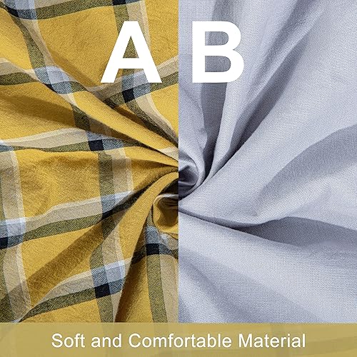 Miniatura 2 de NTBAY Juego de funda de edredón de algodón lavado King (104 x 90 pulgadas), 3 piezas (1 funda de edredón + 2 fundas de almohada), ultra suave y