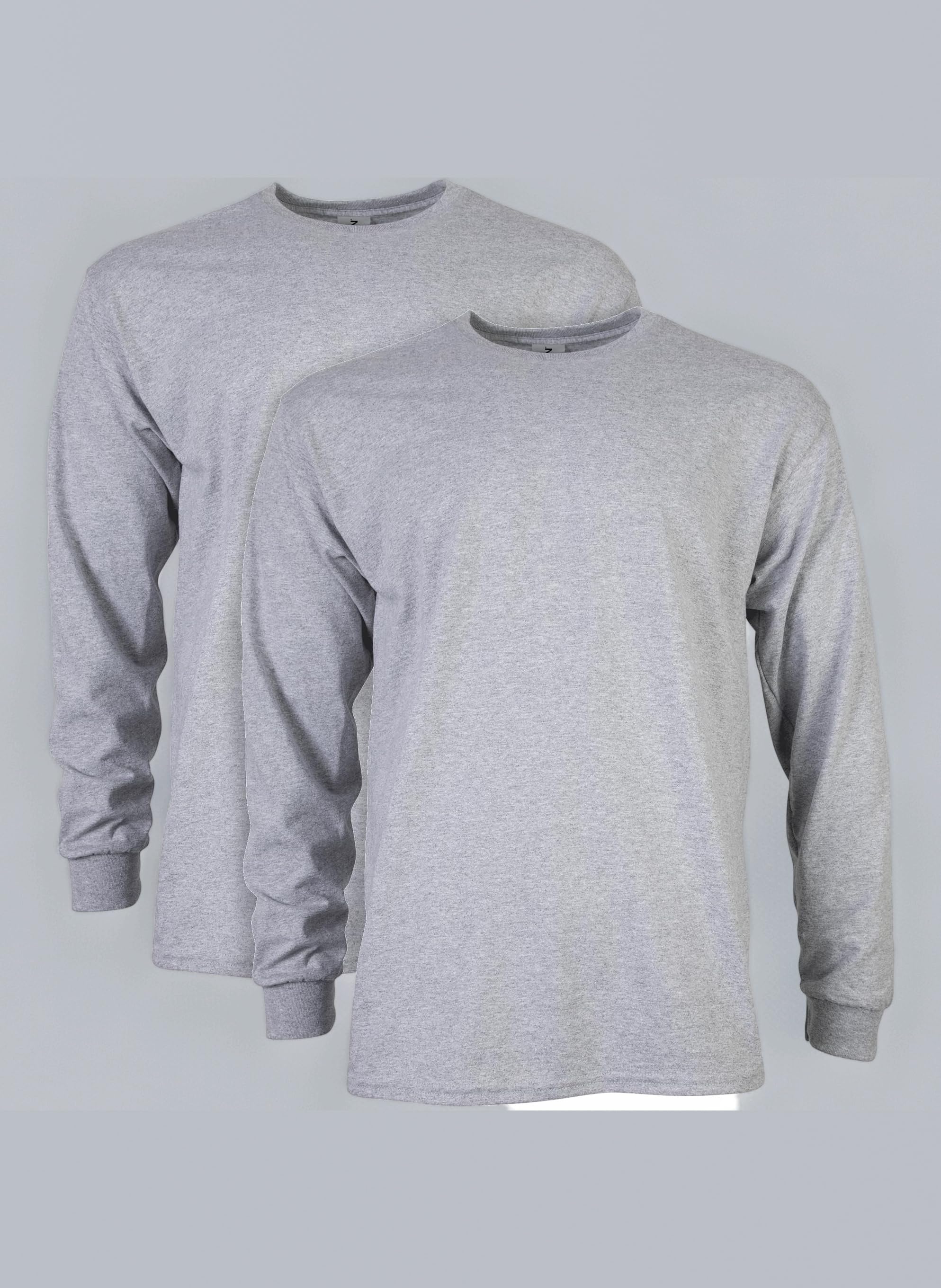 Gildan Men's Ultra Cotton Long Sleeve T-Shirt (Pack of 2)