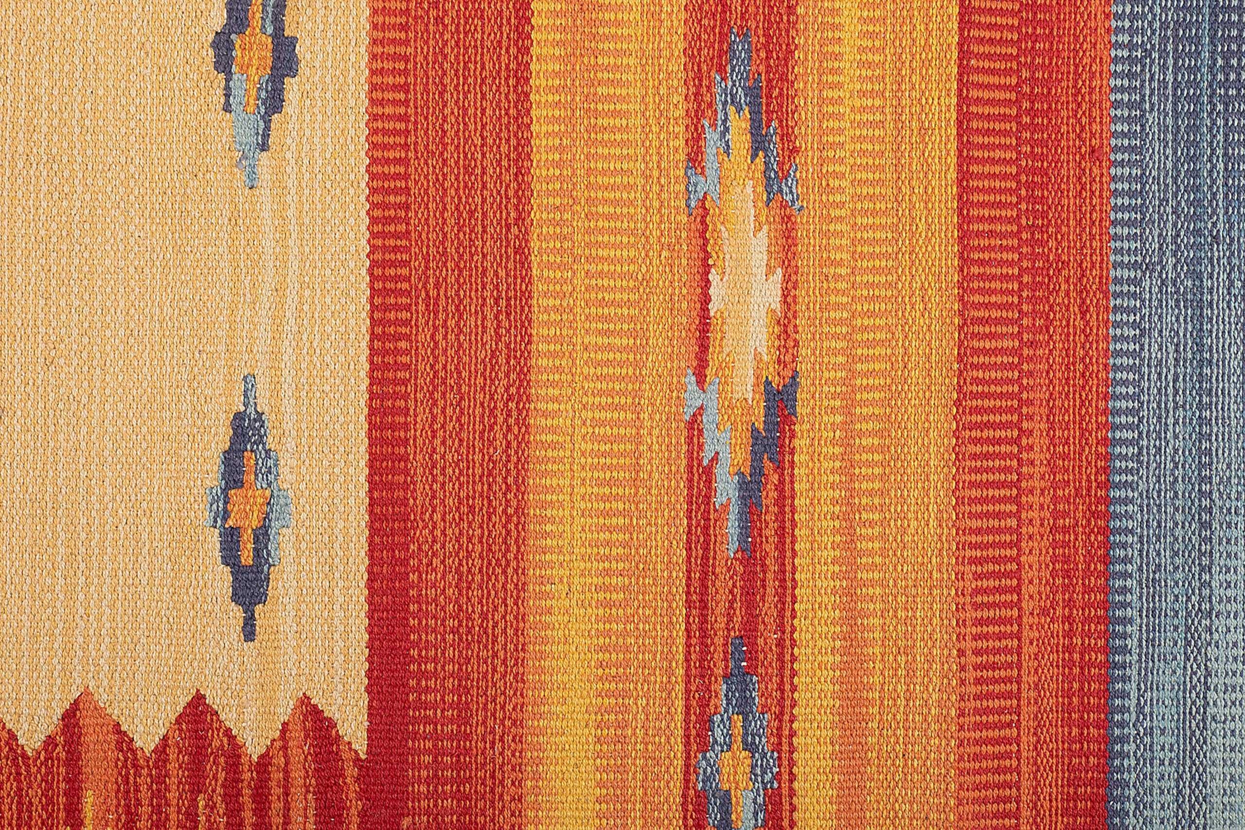 Jute & Co. Tappeto in Cotone, Multicolor, Lavabile in Lavatrice, 60X120