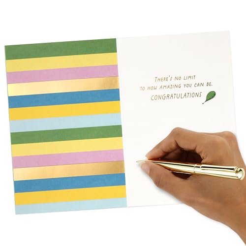 Hallmark Dr. Seuss Congratulations Card or Graduation Card (Oh, the Places You\'ll Go!) Signature Card