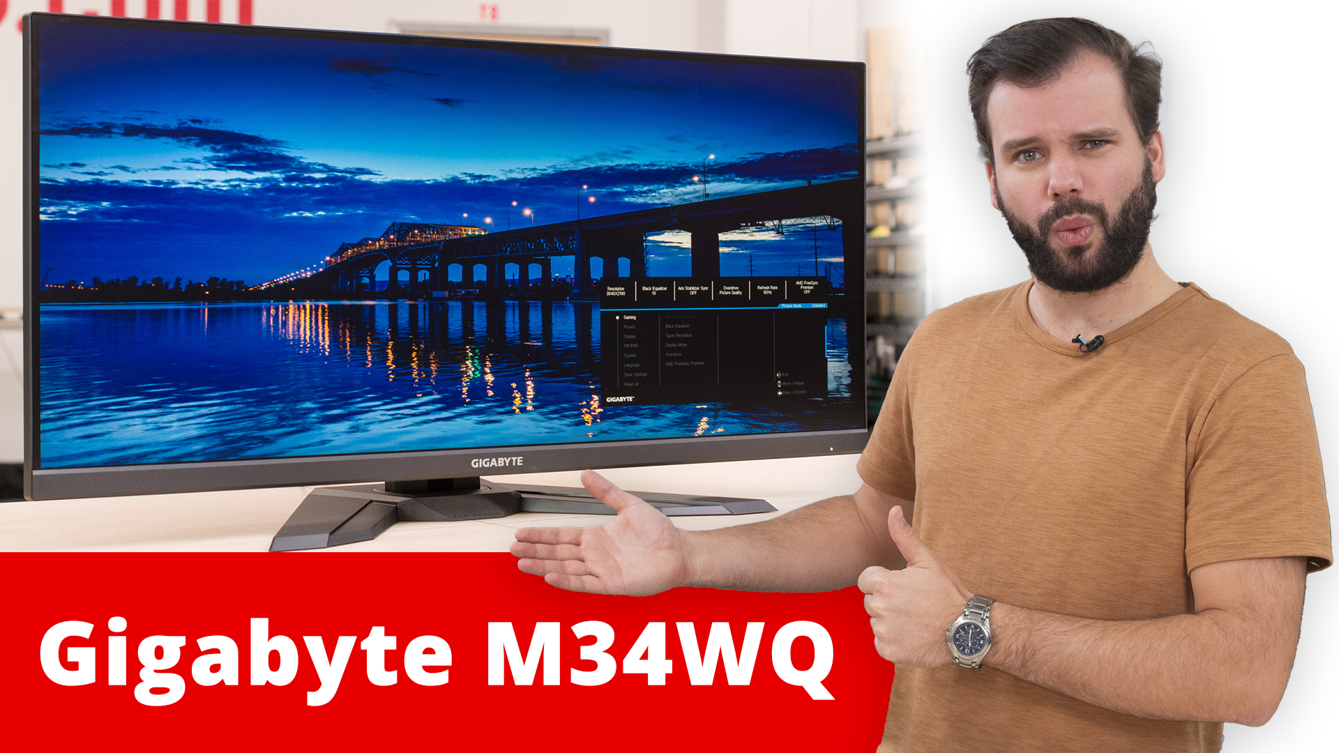 Watch Gigabyte M34WQ Monitor Review - Ultrawide Experience for