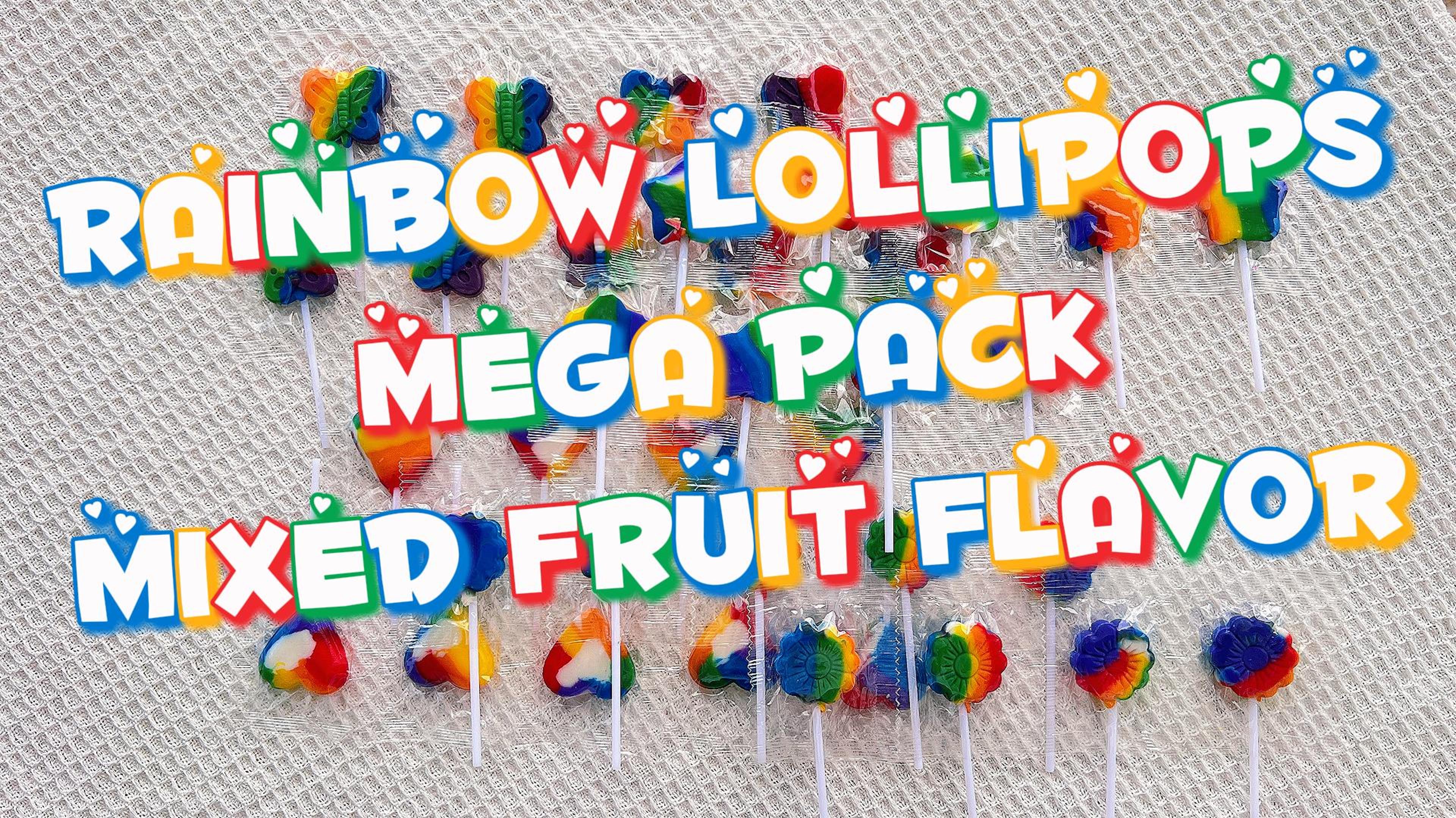 rainbow·˖*プロフご一読下さい(*´艸`)他の方は購入不可‼ 4E's Novelty 36-Piece Rainbow Twist Lollipops – Individually