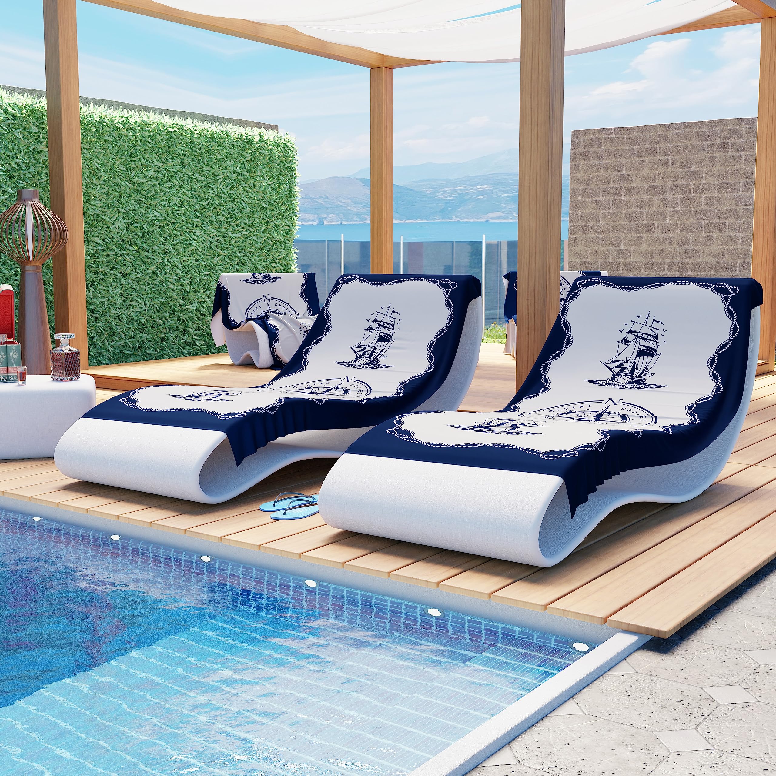 PETTI Artigiani Italiani, Microfibre Beach Towel, Beach or Pool Towel, Beach Towel, Beach Towel, Beach Towel - Image 3