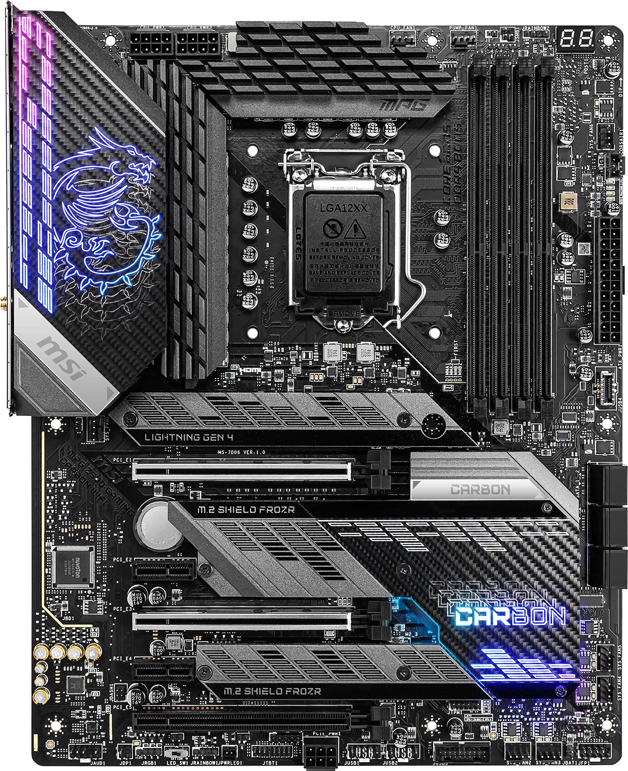 Amazon | MSI MPG Z590 GAMING CARBON WIFI マザーボード ATX [Intel 