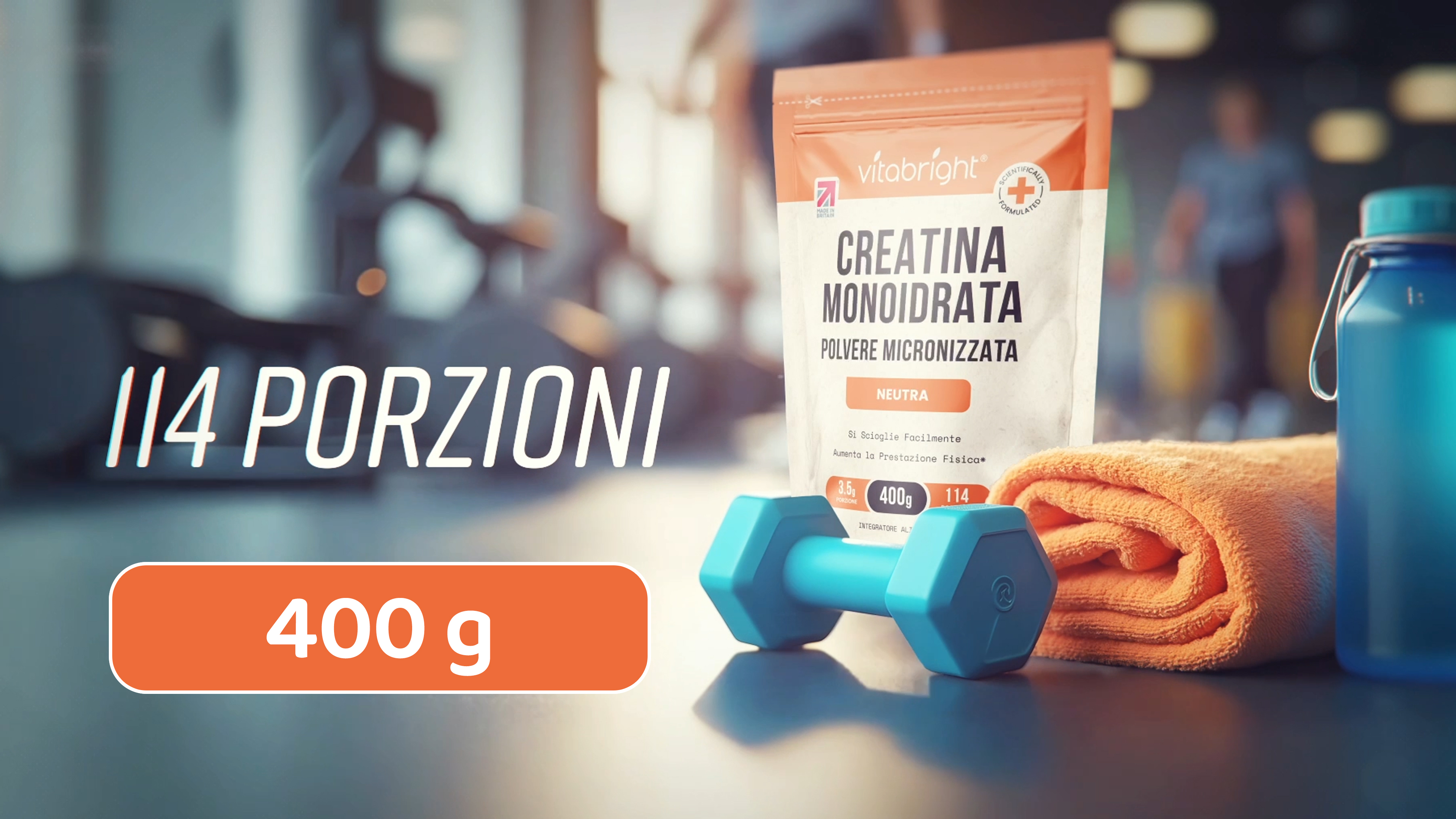 foodboost creatina monoidrata pura in polvere 200g - forza e resistenza durante attività fisica