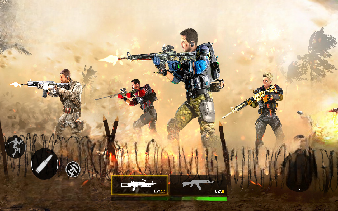 Real FPS Shooting Game Commando Mission Strike Modern Commando Warzone ...