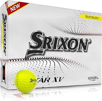 Amazon.co.jp: Srixonボール:Z-Star XV7 TYL (12) イエロー ワンサイズ