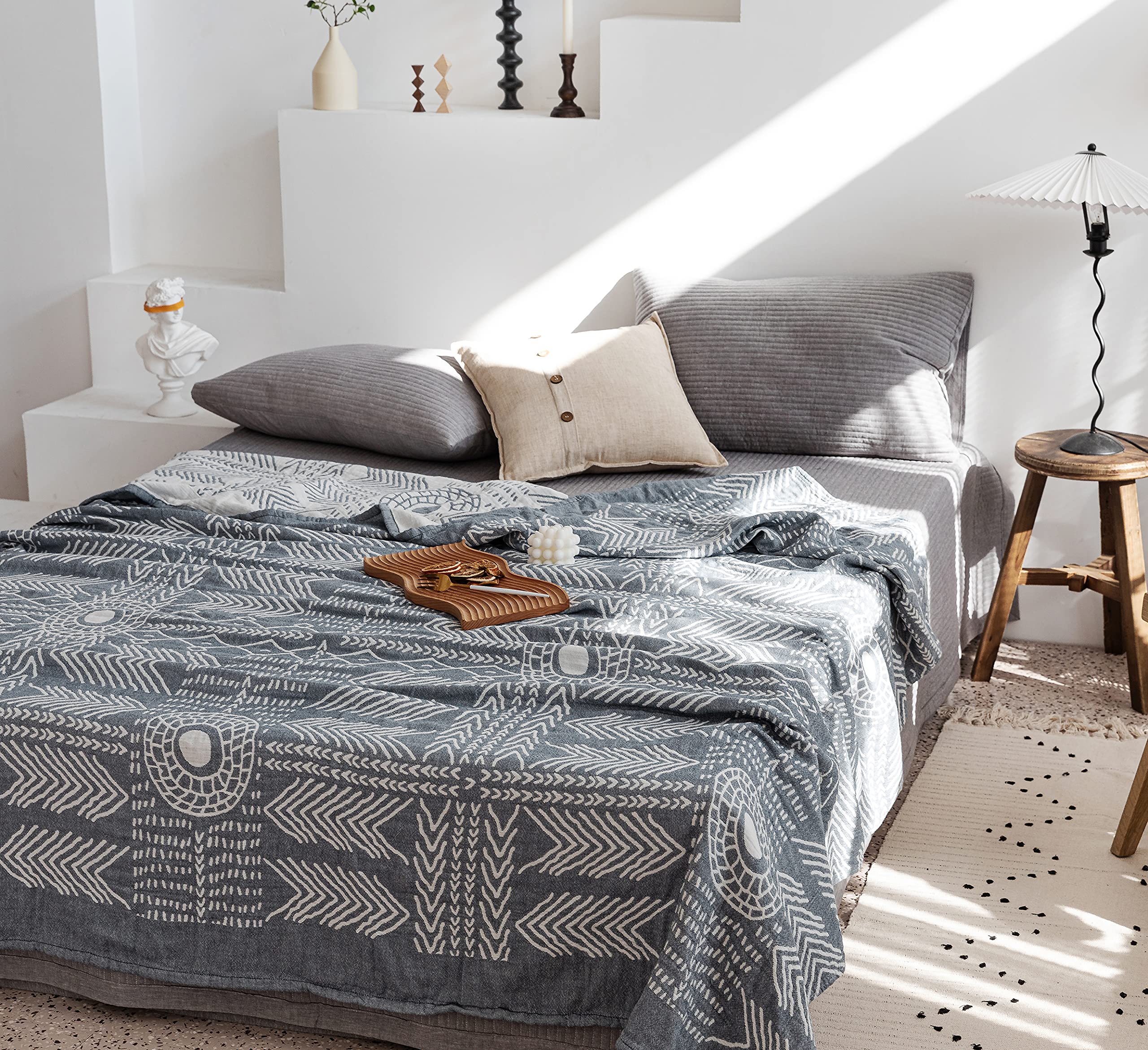 Amazon.com: MEJU Indian Boho Muslin Lightweight Summer