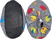 Vista 4 de Cubiertas de zapatos para niños reutilizables, antideslizantes, lavables, a prueba de polvo, duraderas, impermeables, para interiores, pisos, jardín