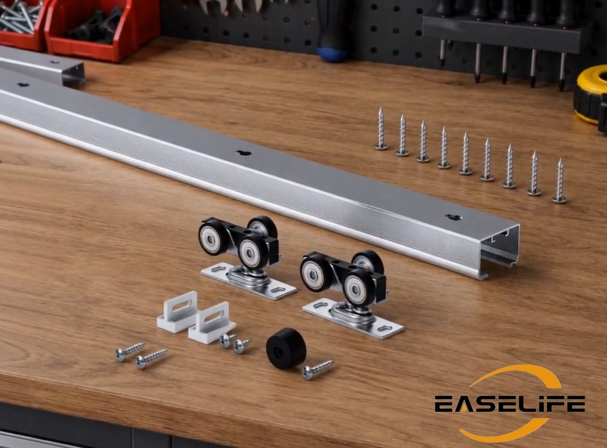 Amazon.com: EaseLife 4FT/48in Sliding Pocket Door Hardware Kit