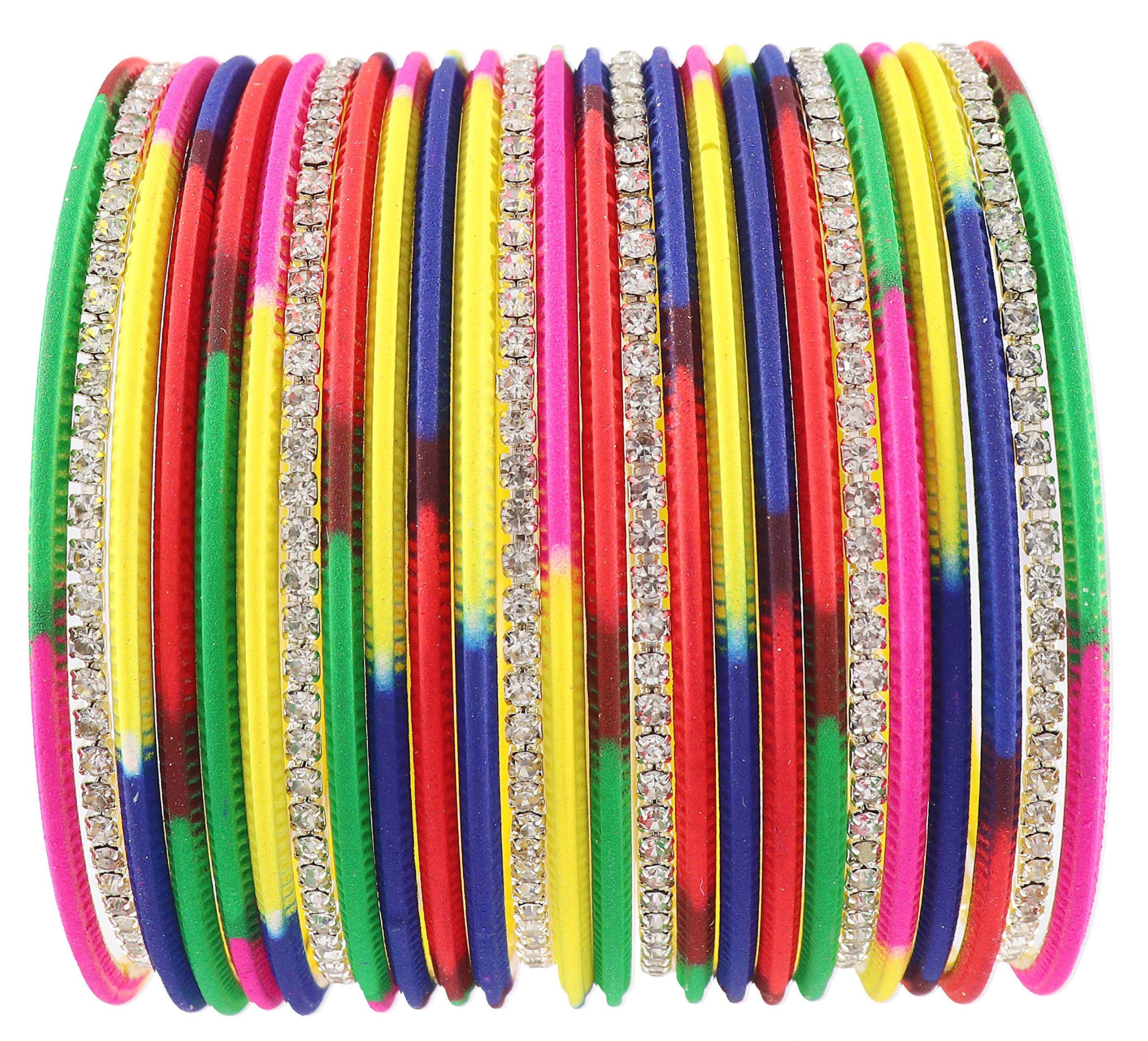 See full amazon price history chart for ZULKA Non-Precious Metal Base Metal with Zircon Gemstone Studded worked and Cutting Shaped Glossy Finished Bangle Set For Women and Girls, (Multi-Colour_2.6 Inches), Pack Of 26 Bangle Set ZULKA Non-Precious Metal Base Metal with Zircon Gemstone Studded worked and Cutting Shaped Glossy Finished Bangle Set For Women and Girls, (Multi-Colour_2.6 Inches), Pack Of 26 Bangle Set (B08PS356FN) Amazon Price History, Amazon Price Tracker