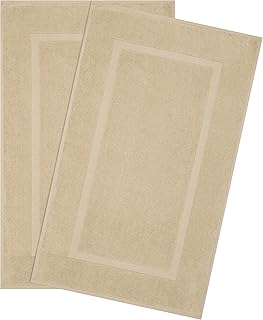 Cotton Paradise 100% Cotton Bath Mats for Bathroom
