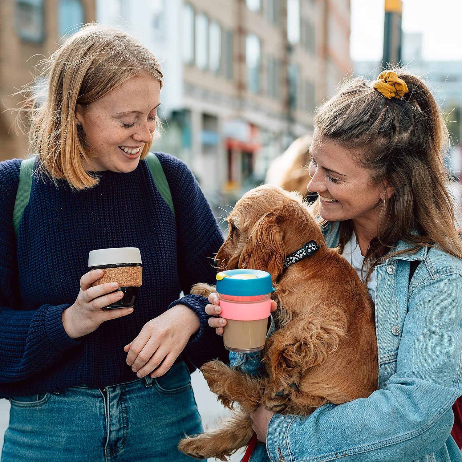 KeepCup Brew, Reusable Glass Tumbler with Spill-proof lid, Tall Coffee Cup 12oz/340ml - Qahwa - Image 6