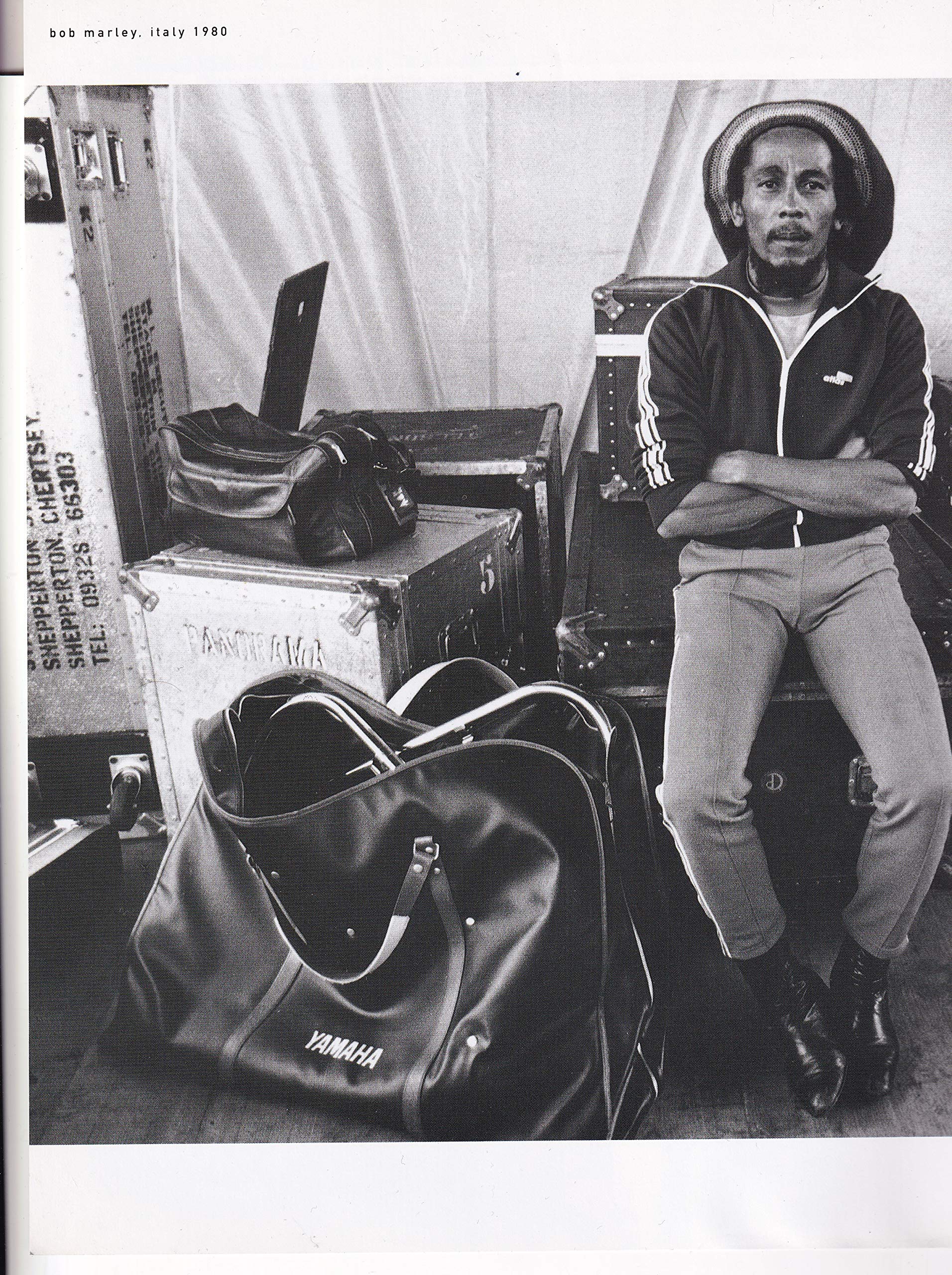 K1 Bob Marley, Italy, 1980 - Mini Poster/Book Clipping
